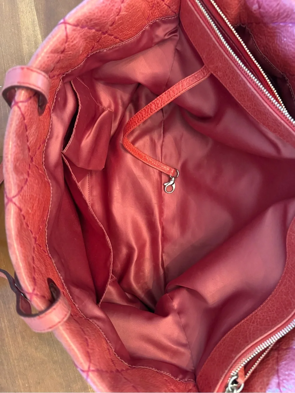 Chanel Large On the Road Tote Pink Leather Bag